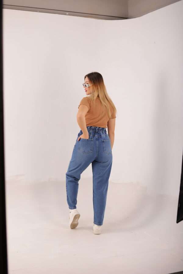 Slouchy Stretch Jeans ( Blue ) - Image 8
