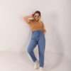 ⁦Slouchy Stretch Jeans ( Blue )⁩ - الصورة ⁦7⁩